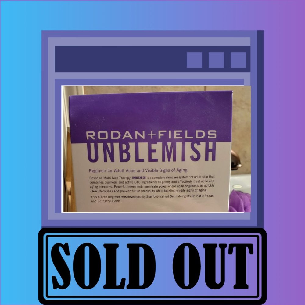 SOLD OUT Rodan + Fields Unblemish Set